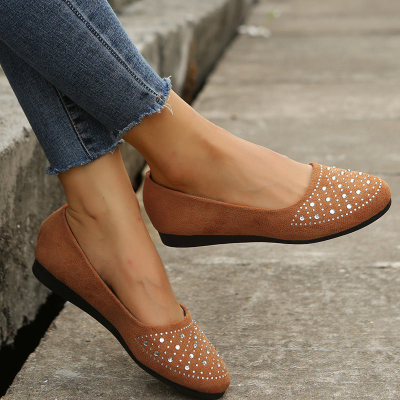 Fshion Flats Shoes With - Premium 4 from chiquetrends.com - Just $19! Shop now at chiquetrends.com