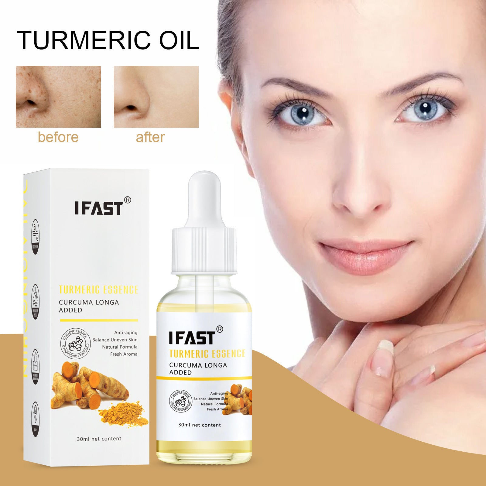 Turmeric Skin Moisturizing - Premium 0 from chiquetrends.com - Just $9! Shop now at chiquetrends.com