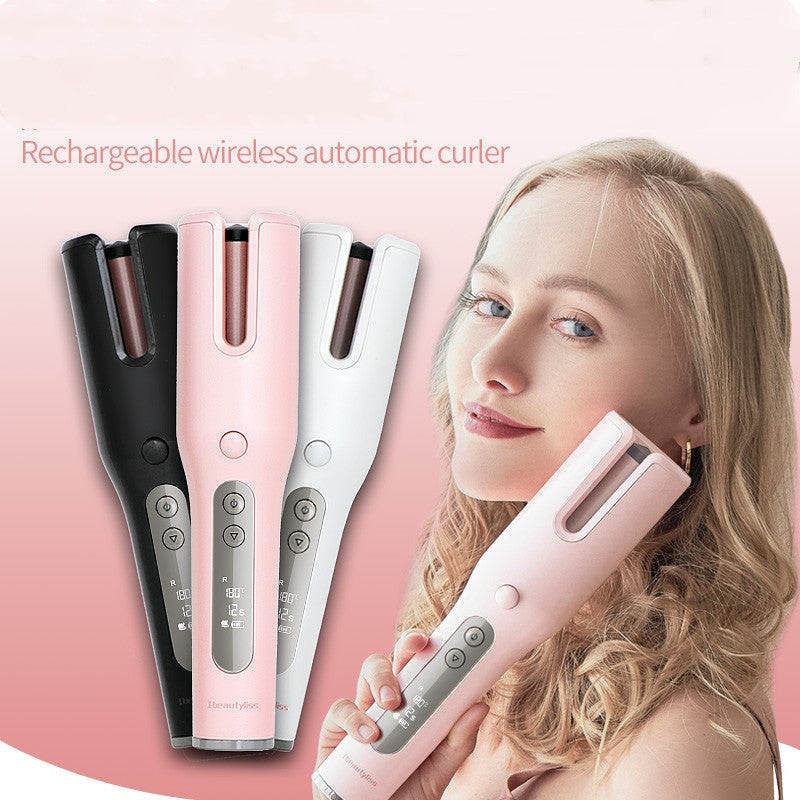 Wireless Automatic Curler USB - Premium 0 from chiquetrends.com - Just $106! Shop now at chiquetrends.com