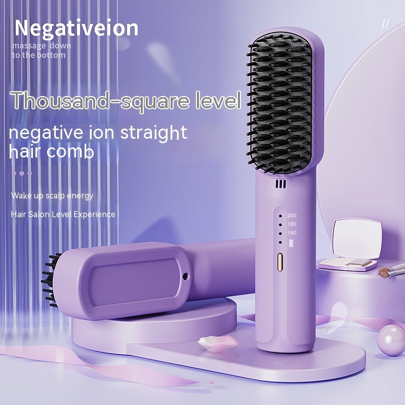 Mini Charging Straight Comb - Premium 0 from chiquetrends.com - Just $30! Shop now at chiquetrends.com