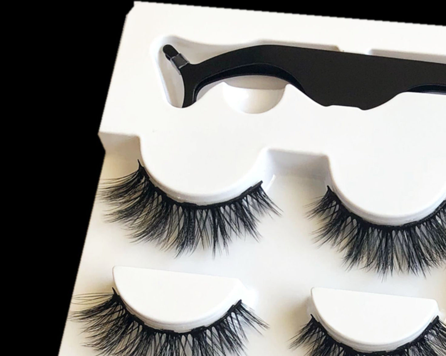 A Pair Of False Eyelashes With - Premium 0 from chiquetrends.com - Just $15! Shop now at chiquetrends.com