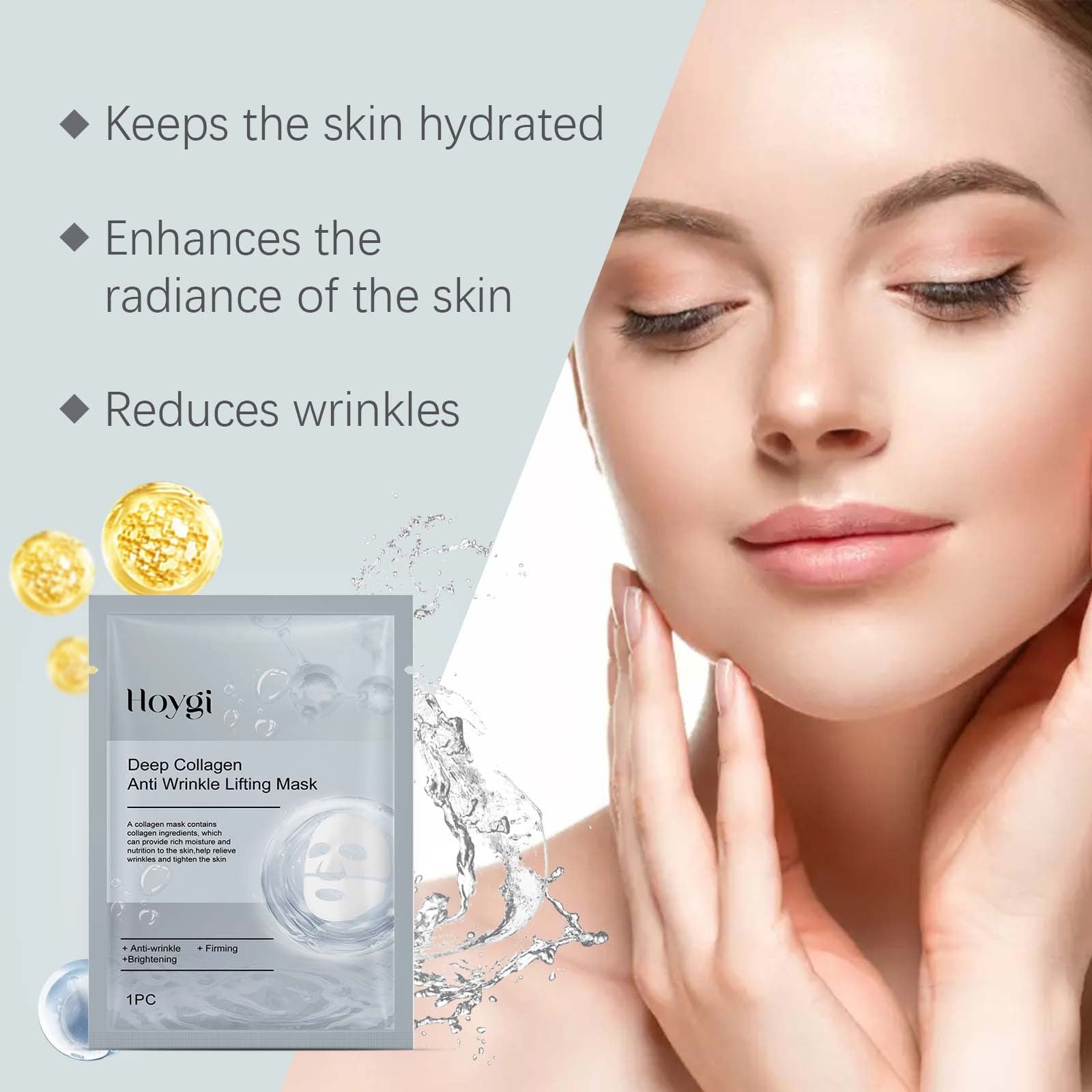 Collagen Anti-wrinkle Mask - Premium 0 from chiquetrends.com - Just $10! Shop now at chiquetrends.com