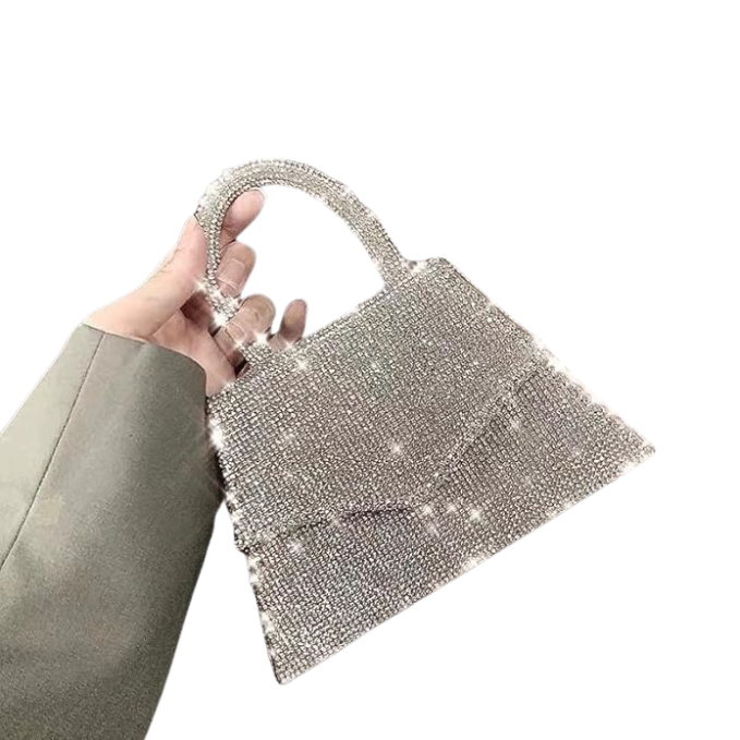 Women’s Full Rhinestone Handbag | Glamorous and Eye-Catching Design | Perfect for Special Occasions – CHIQUE TRENDS - Premium Handbag from chiquetrends.com - Just $143! Shop now at chiquetrends.com