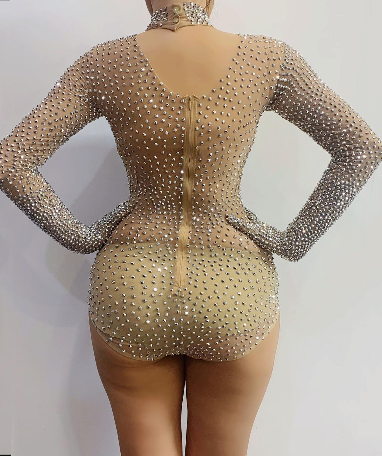 Rhinestone Bodysuit - Premium 0 from chiquetrends.com - Just $350! Shop now at chiquetrends.com