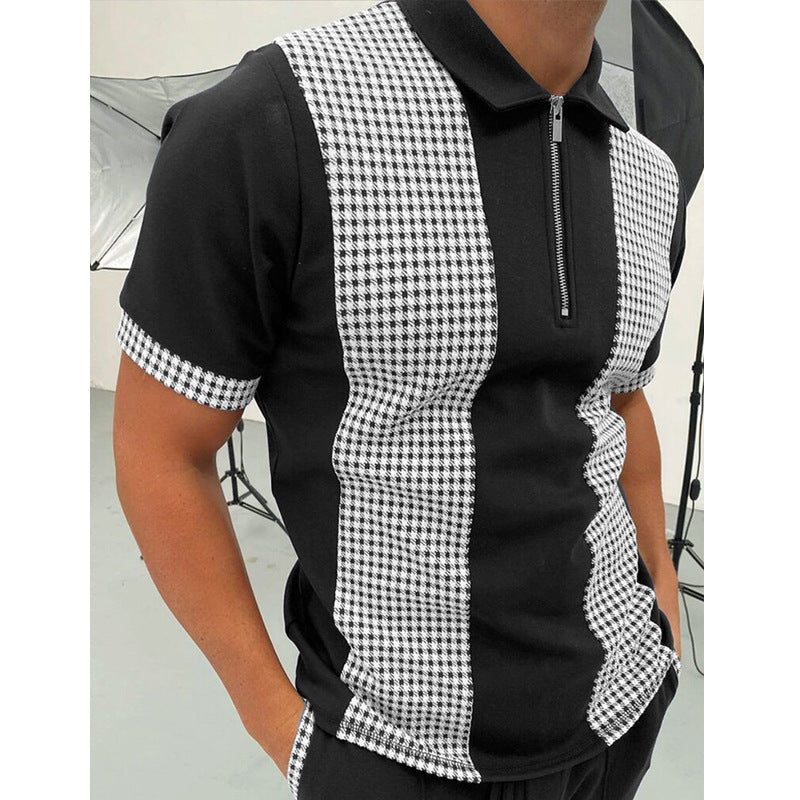 Men's Polo Shirt Men Solid - Premium 0 from chiquetrends.com - Just $22! Shop now at chiquetrends.com