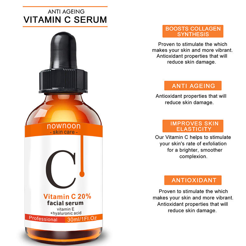 Vitamin C Facial Serum 30ml - Premium 0 from chiquetrends.com - Just $9! Shop now at chiquetrends.com