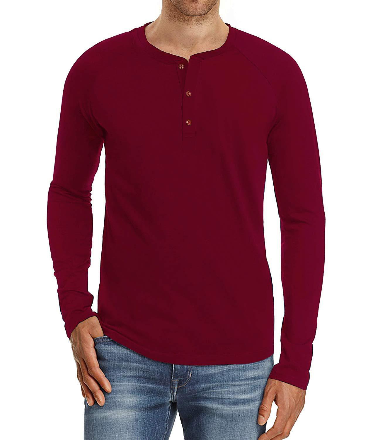 Men's Long-sleeved Round Neck - Premium 0 from chiquetrends.com - Just $29! Shop now at chiquetrends.com