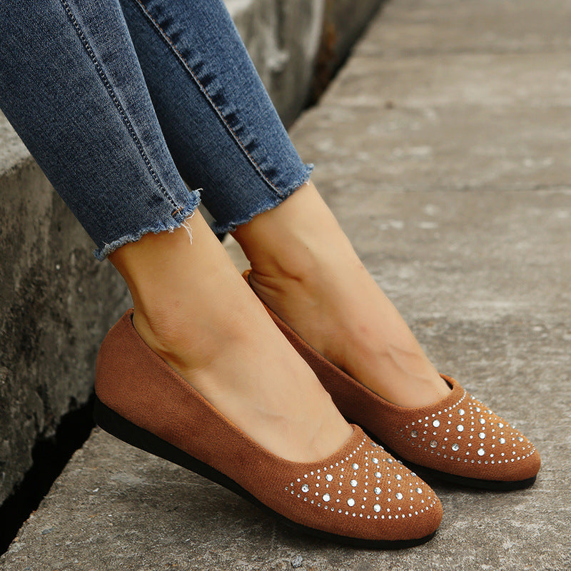 Fshion Flats Shoes With - Premium 4 from chiquetrends.com - Just $19! Shop now at chiquetrends.com