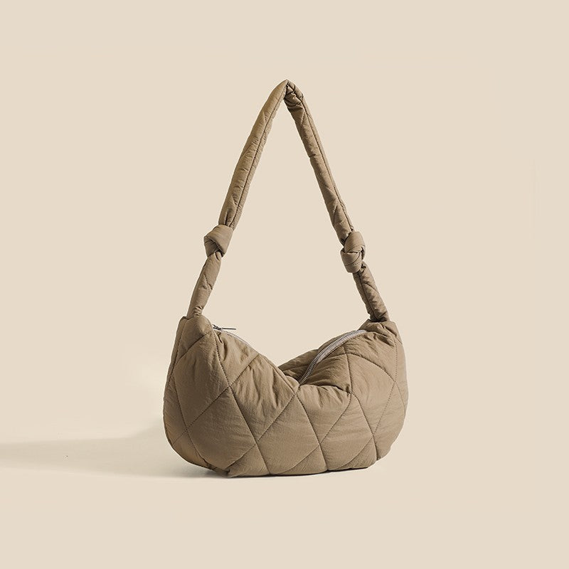 Down Cotton Dumpling Bag - Premium 0 from chiquetrends.com - Just $63! Shop now at chiquetrends.com