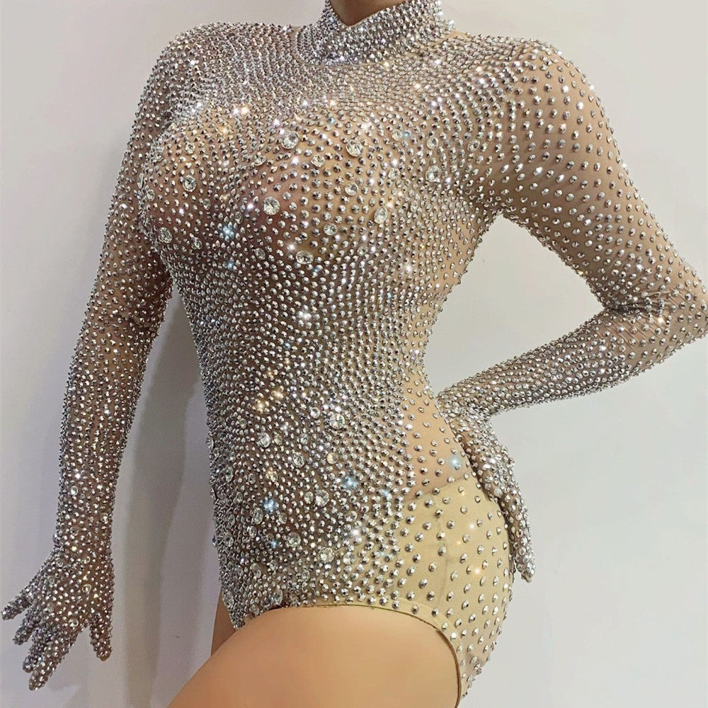 Rhinestone Bodysuit - Premium 0 from chiquetrends.com - Just $350! Shop now at chiquetrends.com