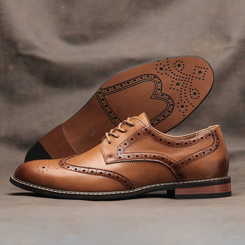 Classic Brogue Business Shoes - Premium 0 from chiquetrends.com - Just $107! Shop now at chiquetrends.com