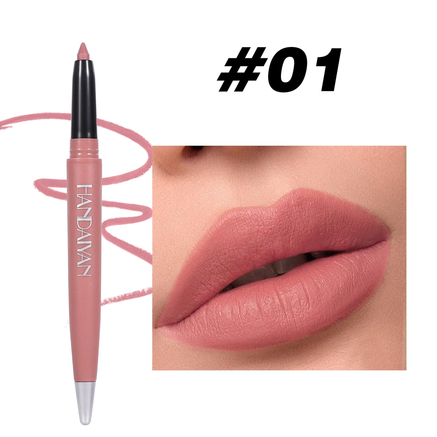 Makeup Matte Lip Liner 6 - Premium 0 from chiquetrends.com - Just $7! Shop now at chiquetrends.com