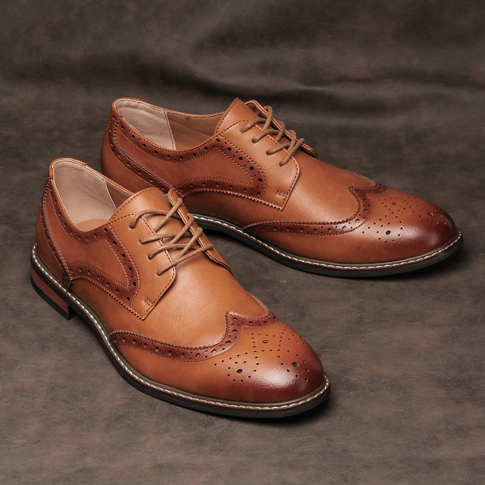 Classic Brogue Business Shoes - Premium 0 from chiquetrends.com - Just $107! Shop now at chiquetrends.com