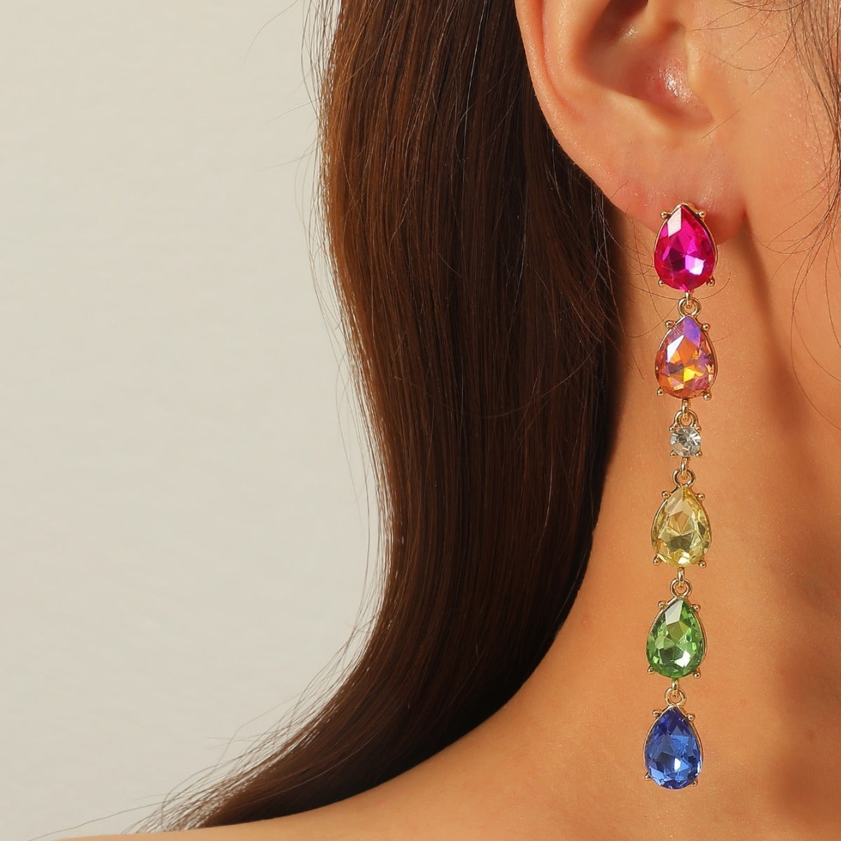 Colorful Diamond Crystal - Premium 0 from chiquetrends.com - Just $8! Shop now at chiquetrends.com