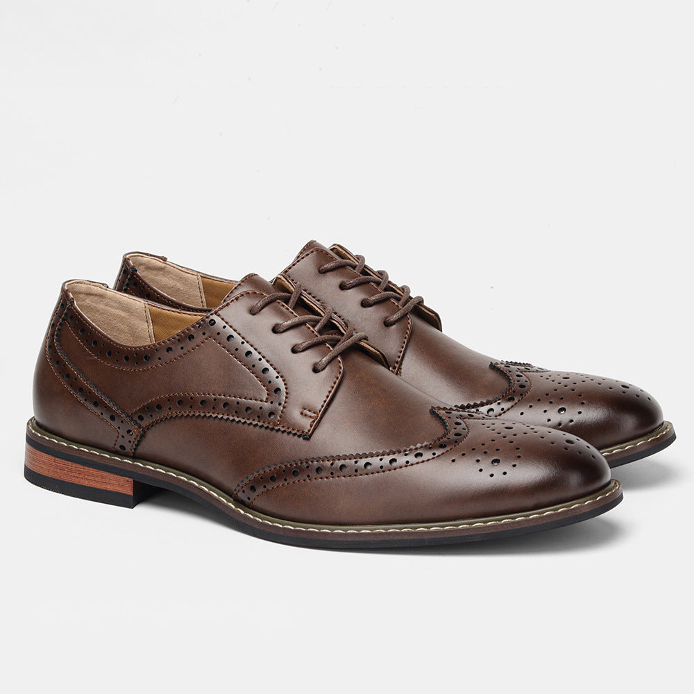 Classic Brogue Business Shoes - Premium 0 from chiquetrends.com - Just $107! Shop now at chiquetrends.com