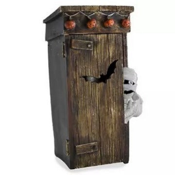 Outdoor Toilet Mummy Animation - Premium 0 from chiquetrends.com - Just $35.63! Shop now at chiquetrends.com