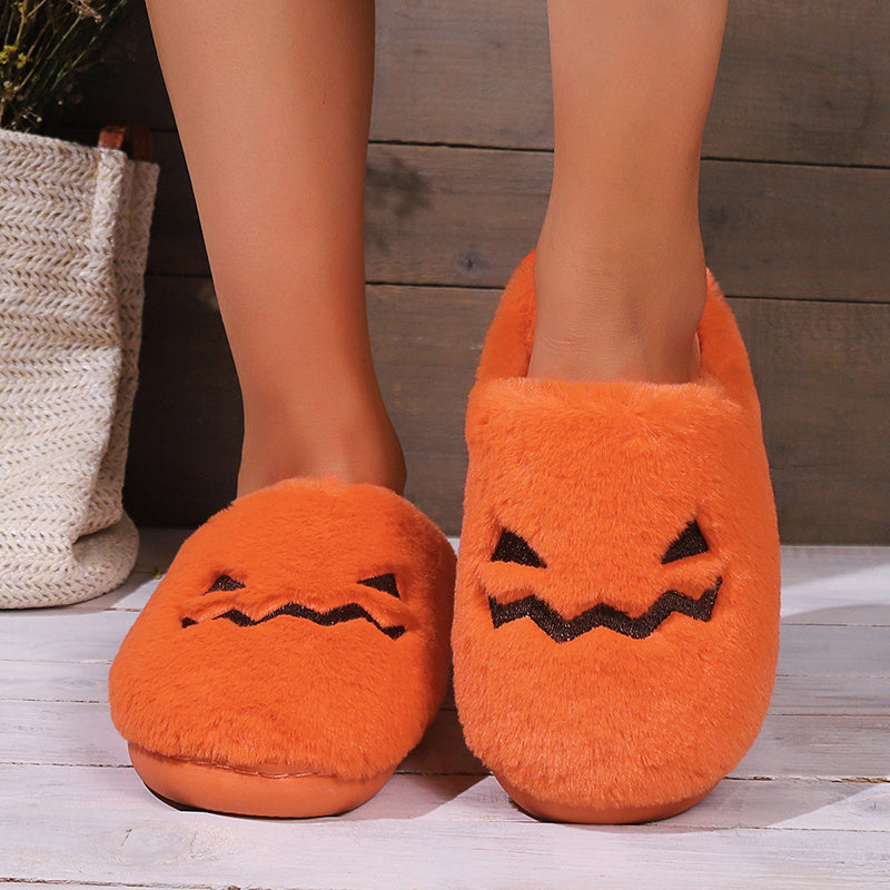 Cute Halloween Pumpkin Slippers - Premium 4 from chiquetrends.com - Just $19.18! Shop now at chiquetrends.com