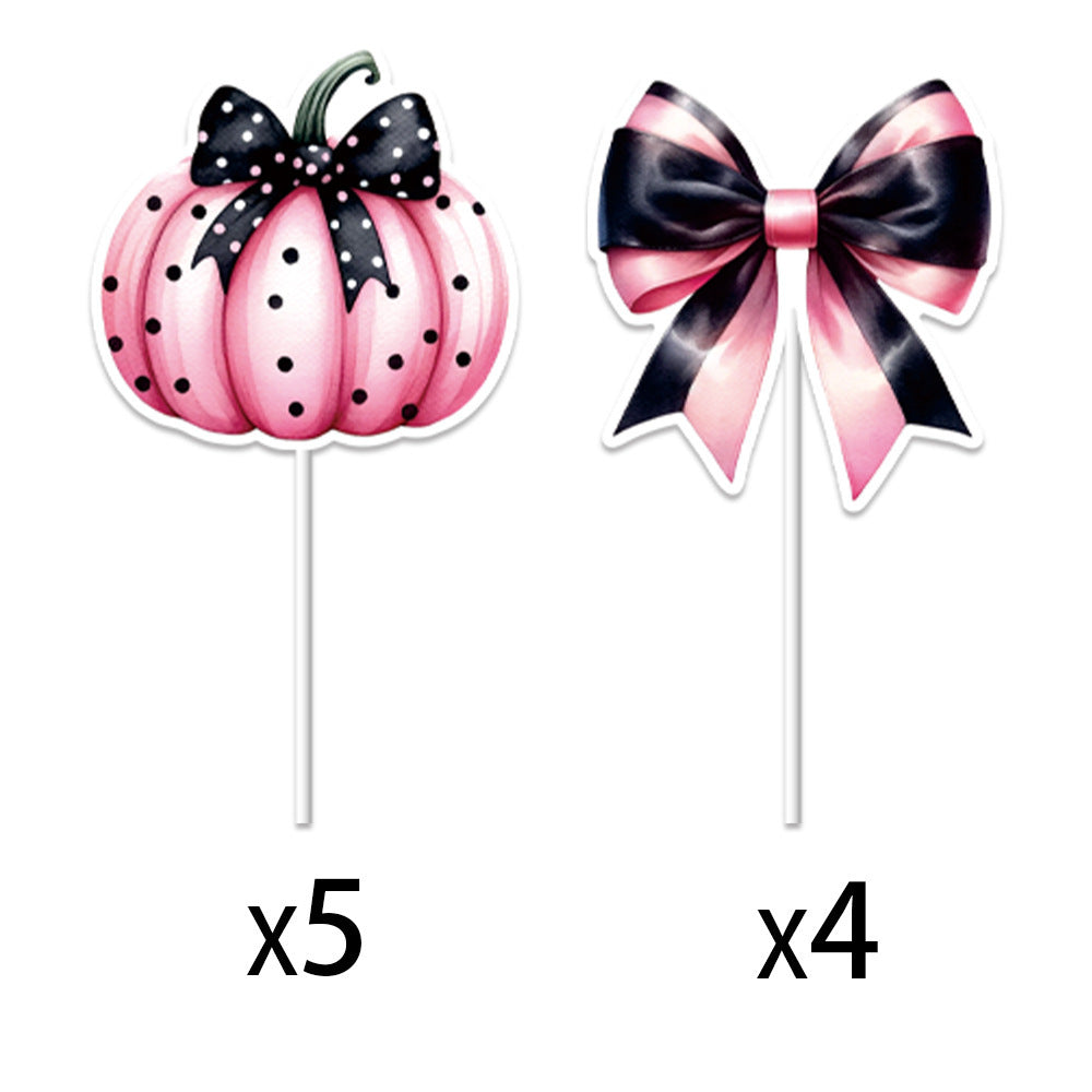 Halloween Decoration Pumpkin Bow - Premium 0 from chiquetrends.com - Just $6.67! Shop now at chiquetrends.com