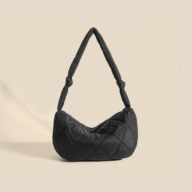 Down Cotton Dumpling Bag - Premium 0 from chiquetrends.com - Just $63! Shop now at chiquetrends.com