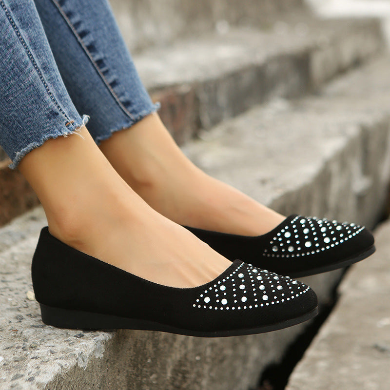 Fshion Flats Shoes With - Premium 4 from chiquetrends.com - Just $19! Shop now at chiquetrends.com