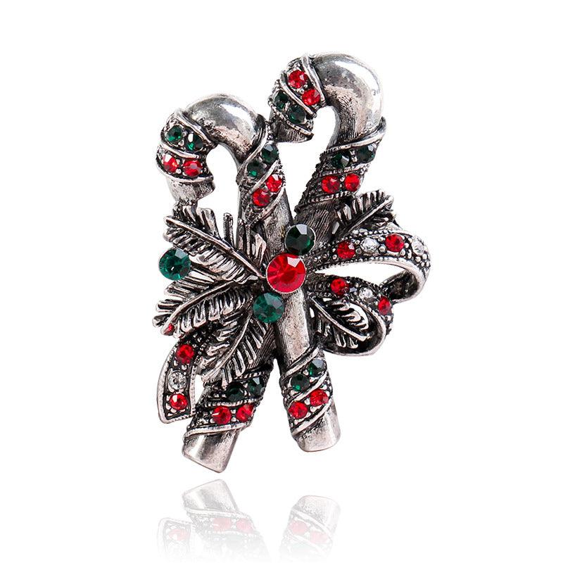 Christmas suit pin brooch - Premium 0 from chiquetrends.com - Just $11! Shop now at chiquetrends.com