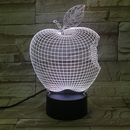 3D Fruit Colorful Night Light - Premium 0 from chiquetrends.com - Just $22! Shop now at chiquetrends.com