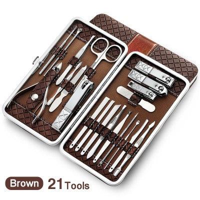 Nail manicure tool kit combo - Premium 0 from chiquetrends.com - Just $16! Shop now at chiquetrends.com