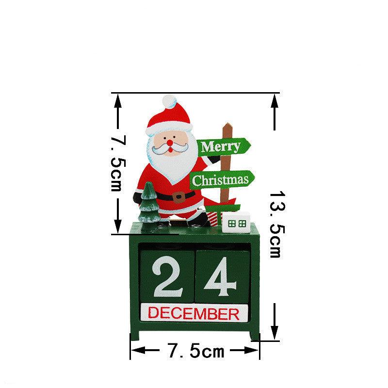 Christmas wooden calendar - Premium 0 from chiquetrends.com - Just $14! Shop now at chiquetrends.com