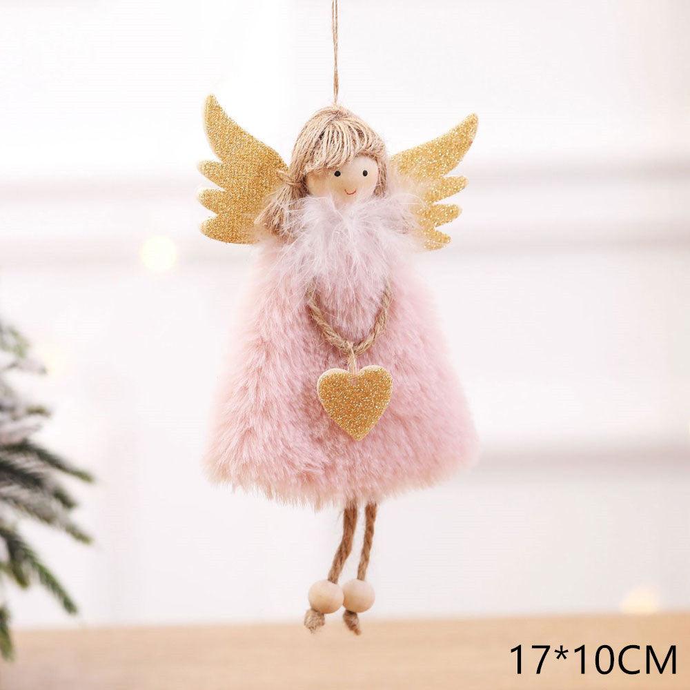 Christmas angel plush pendant - Premium 0 from chiquetrends.com - Just $11! Shop now at chiquetrends.com