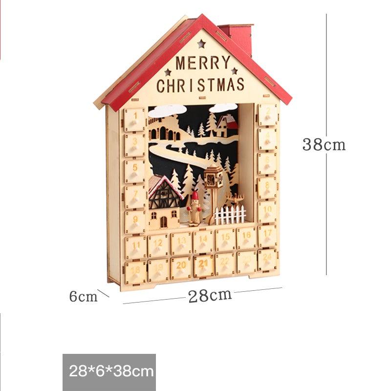 Christmas decoration wooden - Premium 0 from chiquetrends.com - Just $37! Shop now at chiquetrends.com