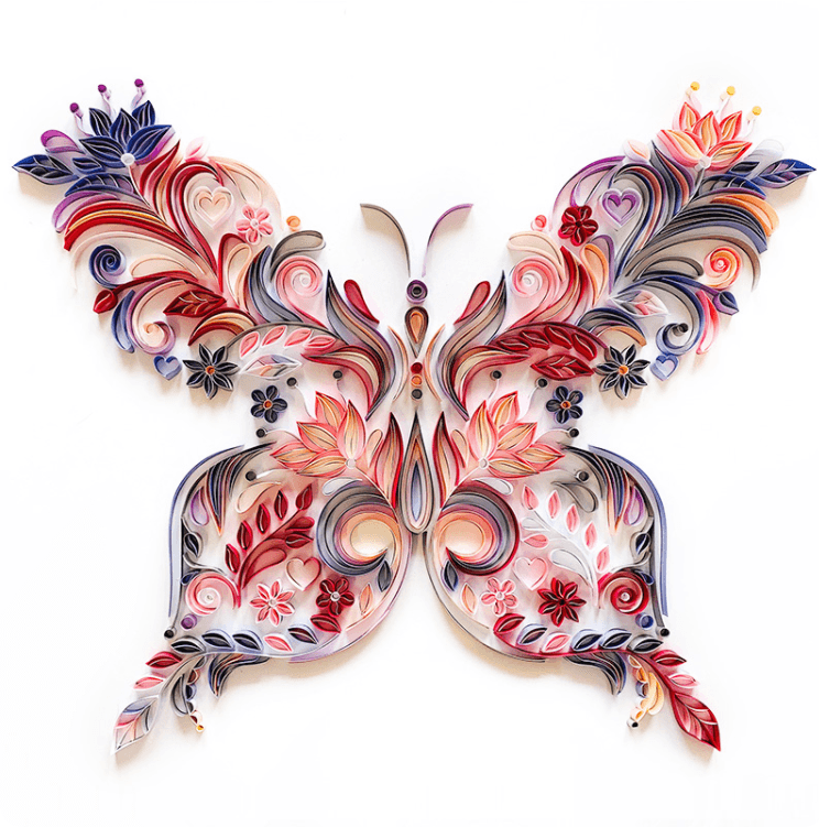 20 Inch Butterfly Quilling - Premium 0 from chiquetrends.com - Just $18! Shop now at chiquetrends.com