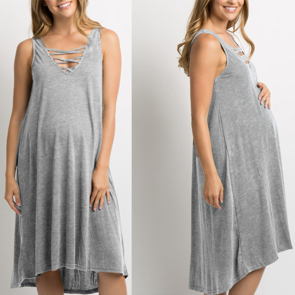 Maternity suspender dress - Premium  from chiquetrends.com - Just $20! Shop now at chiquetrends.com