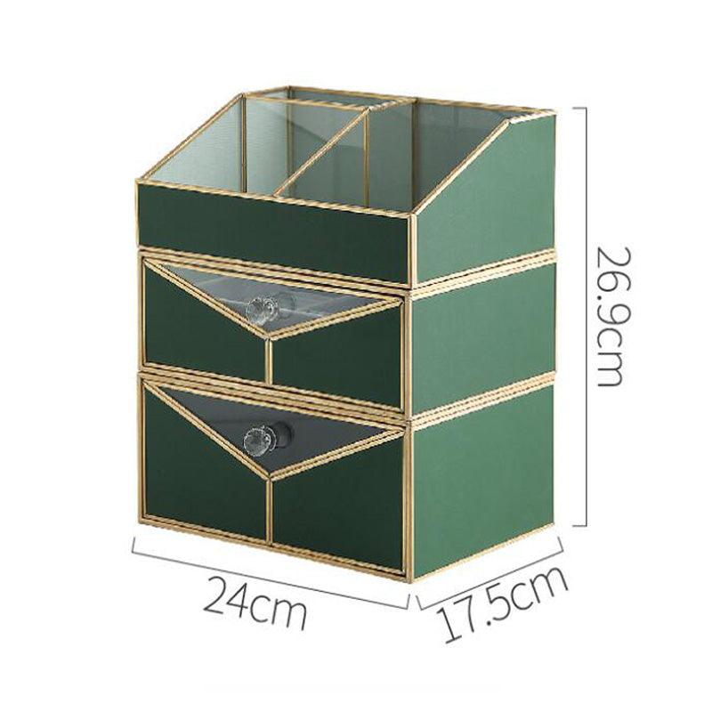 Dark green cosmetic rack - Premium 0 from chiquetrends.com - Just $21! Shop now at chiquetrends.com