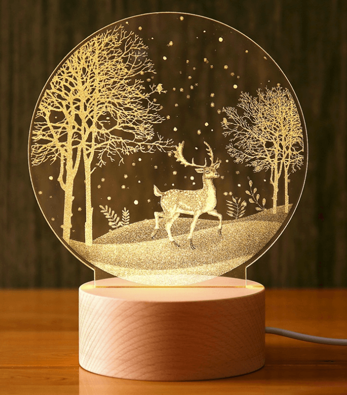 3D Night Light | Chique Trends - Premium 0 from chiquetrends.com - Just $15! Shop now at chiquetrends.com