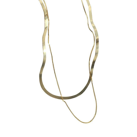 Double Layer Snake Bone - Premium 0 from chiquetrends.com - Just $13! Shop now at chiquetrends.com