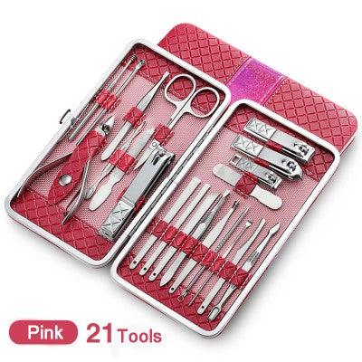 Nail manicure tool kit combo - Premium 0 from chiquetrends.com - Just $16! Shop now at chiquetrends.com