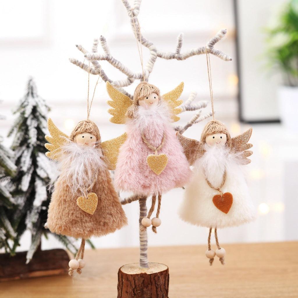 Christmas angel plush pendant - Premium 0 from chiquetrends.com - Just $11! Shop now at chiquetrends.com