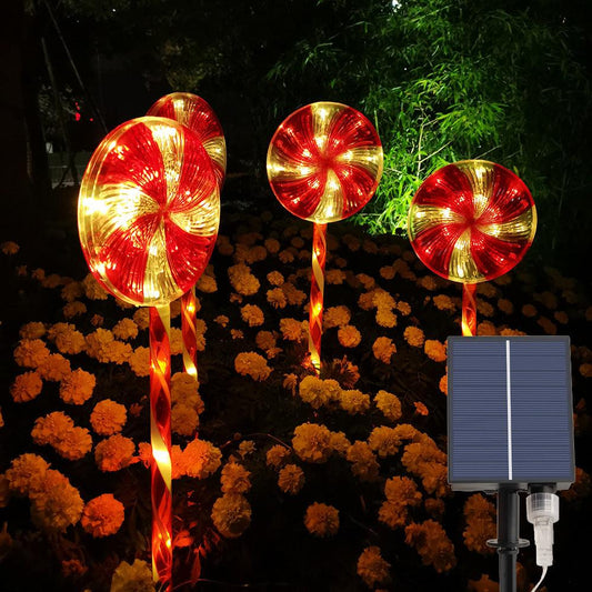 Solar Lollipop Light Outdoor - Premium 0 from chiquetrends.com - Just $28! Shop now at chiquetrends.com