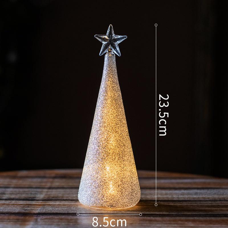 Glass Christmas Tree - Premium 0 from chiquetrends.com - Just $33! Shop now at chiquetrends.com