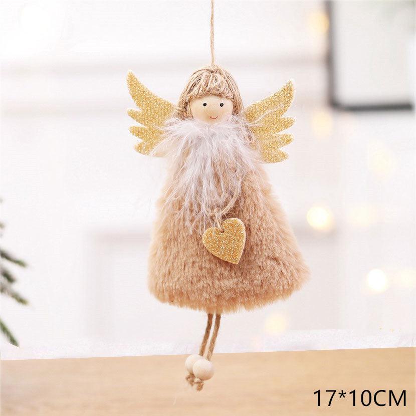 Christmas angel plush pendant - Premium 0 from chiquetrends.com - Just $11! Shop now at chiquetrends.com