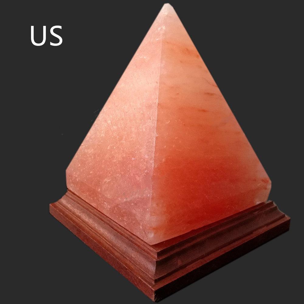 Wooden Base Himalayan Crystal - Premium 0 from chiquetrends.com - Just $39! Shop now at chiquetrends.com