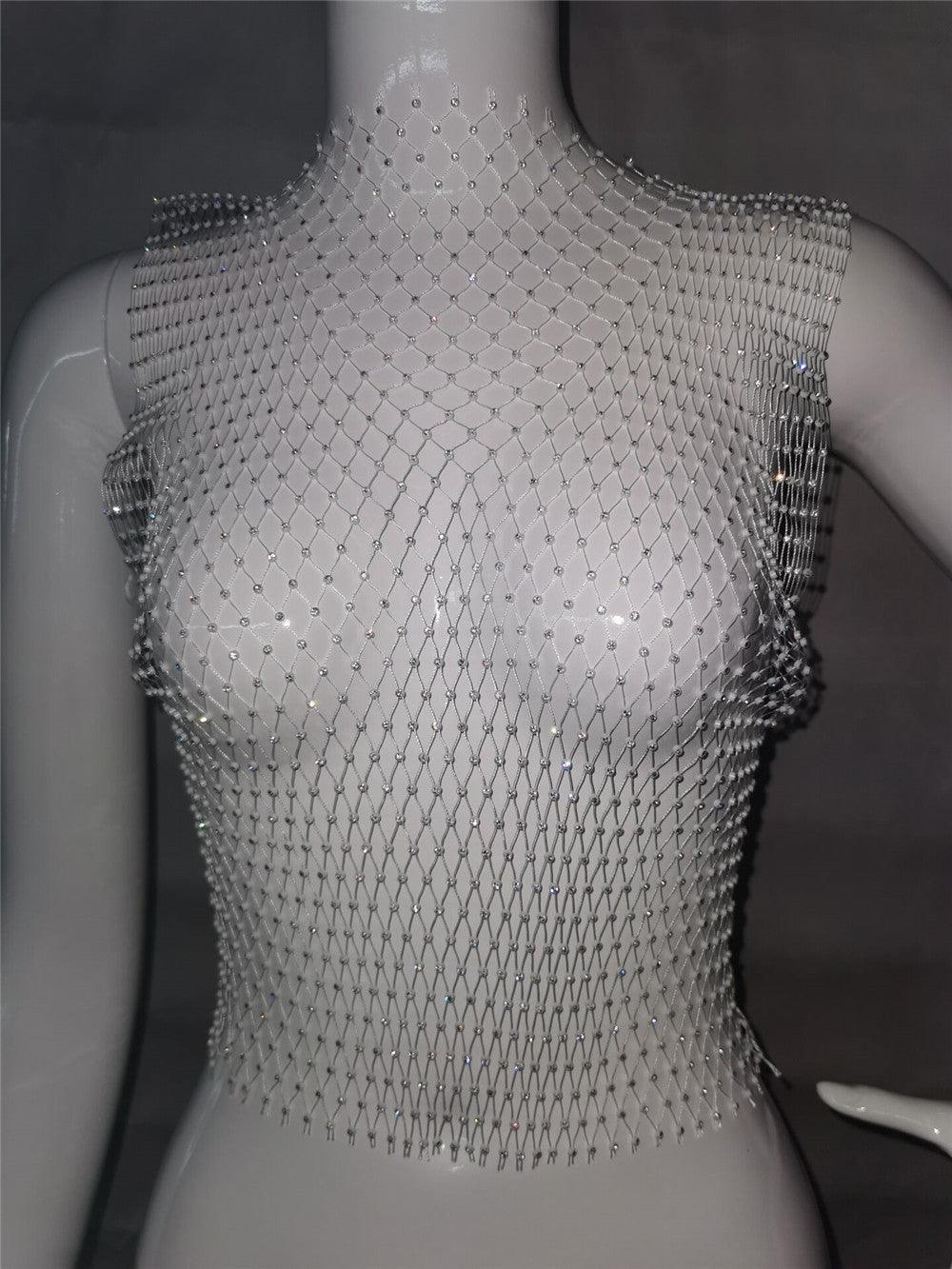 Fashion Mesh Super Diamond - Premium 0 from chiquetrends.com - Just $19! Shop now at chiquetrends.com