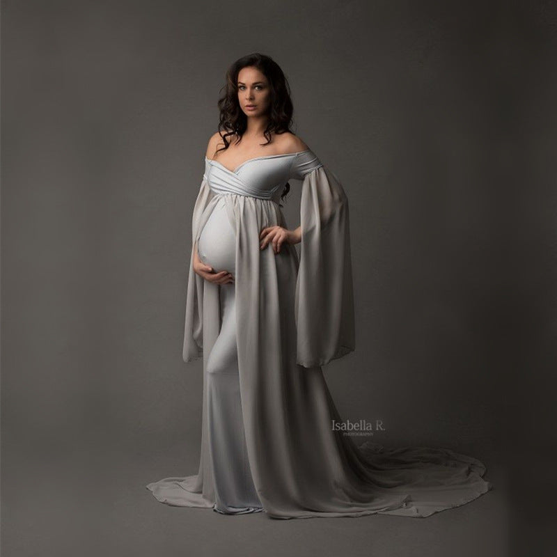 Chiffon Cloak Maternity Party - Premium  from chiquetrends.com - Just $45! Shop now at chiquetrends.com