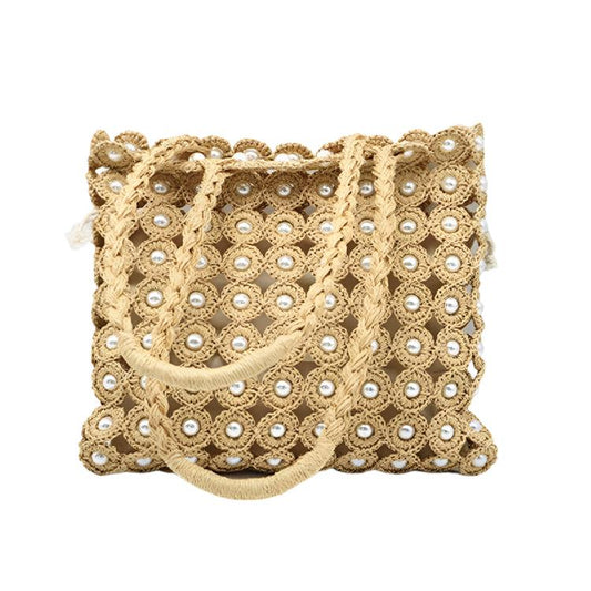 Women Handbags Pearl Handbag | - Premium 0 from chiquetrends.com - Just $50! Shop now at chiquetrends.com