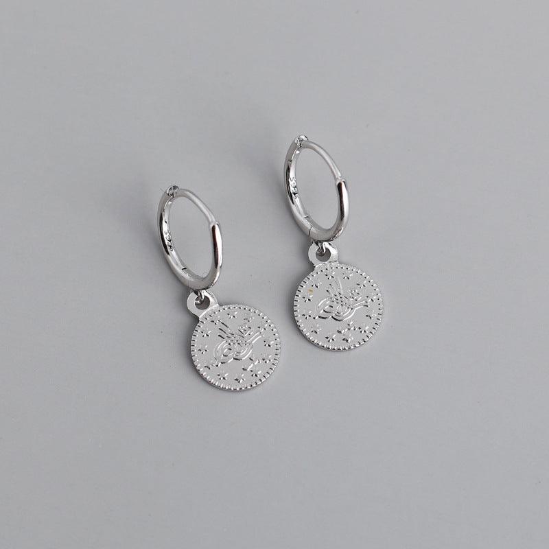 Accessories Earrings Coin - Premium 0 from chiquetrends.com - Just $20! Shop now at chiquetrends.com