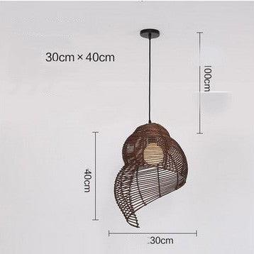 2016 NEW Snail Rattan Pendant - Premium Chandelier from chiquetrends.com - Just $114! Shop now at chiquetrends.com