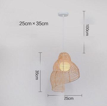 2016 NEW Snail Rattan Pendant - Premium Chandelier from chiquetrends.com - Just $114! Shop now at chiquetrends.com