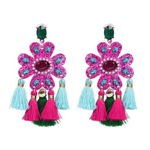 Boho Tassel African Earrings - Premium 0 from chiquetrends.com - Just $32! Shop now at chiquetrends.com