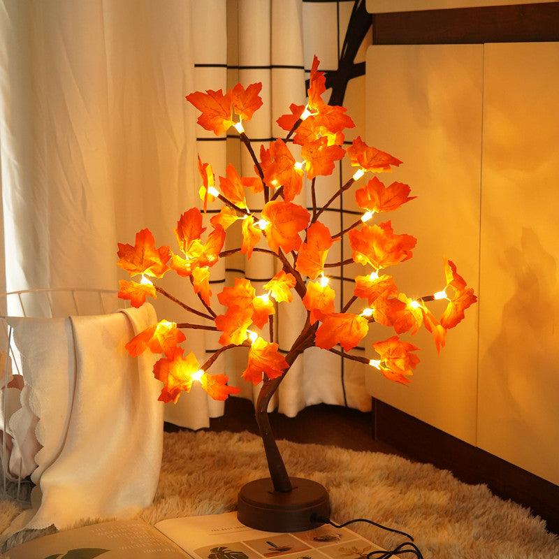 LED Table Lamp Maple Tree USB - Premium 0 from chiquetrends.com - Just $24! Shop now at chiquetrends.com