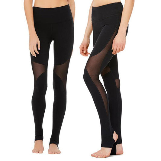 Yoga Wear Trousers Mesh - Premium 0 from chiquetrends.com - Just $90! Shop now at chiquetrends.com